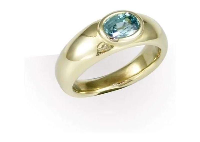 Zircon Ring, Yellow Gold