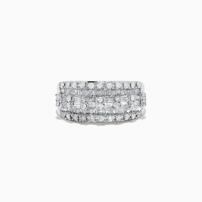 14K White Gold Diamond Ring