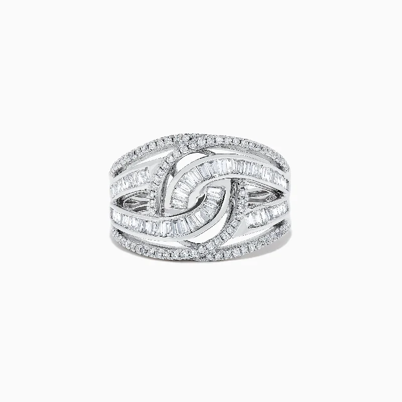 Classique 14K White Gold Diamond Ring, 0.81 TCW