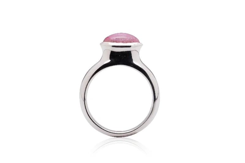 Pink Tourmaline and 9ct White Gold Design