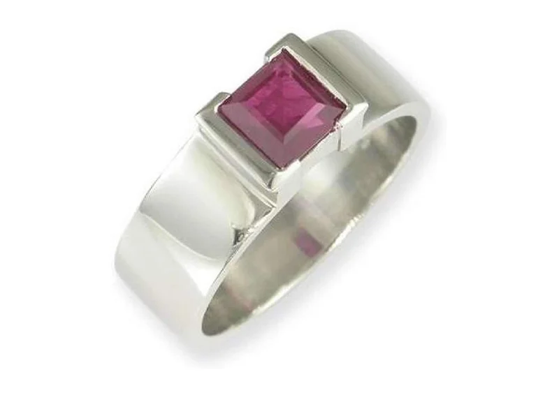 Platinum & Ruby Ring