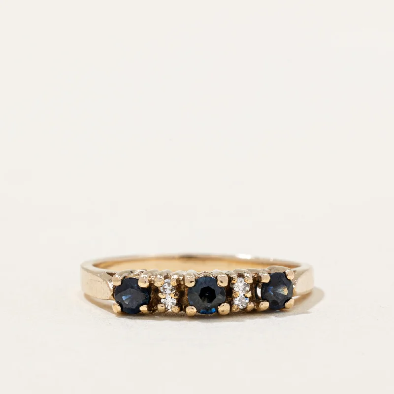 Sapphire & Diamond Ring | 0.36ctw, 0.02ctw | SZ 5.75 |