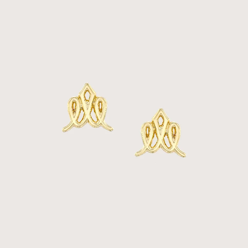 Small Crown Earring