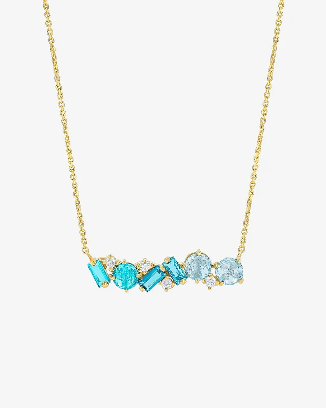 Amalfi Blend Light Blue Ombre Pendant