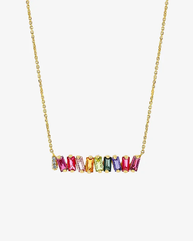 Amalfi Hallie Rainbow Bar Pendant