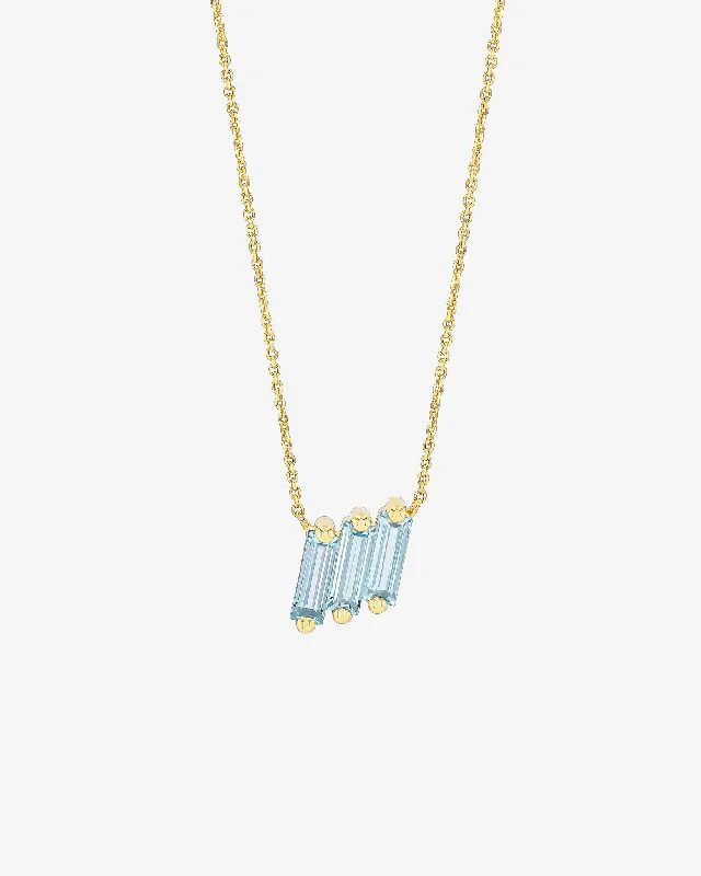 Amalfi Midi Blue Topaz Pendant