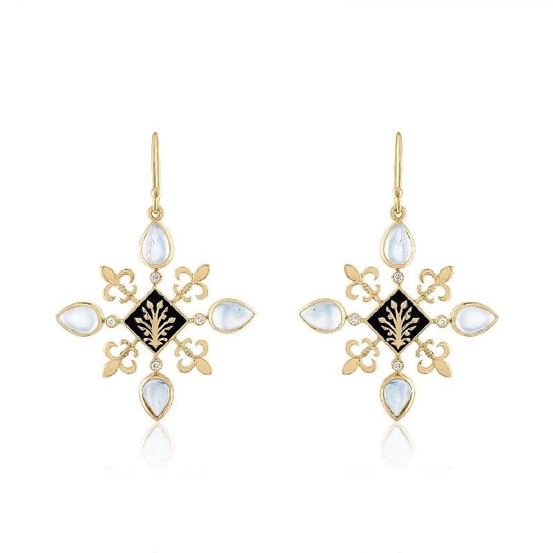 ANASTASIA FLEUR DE LIS EARRINGS