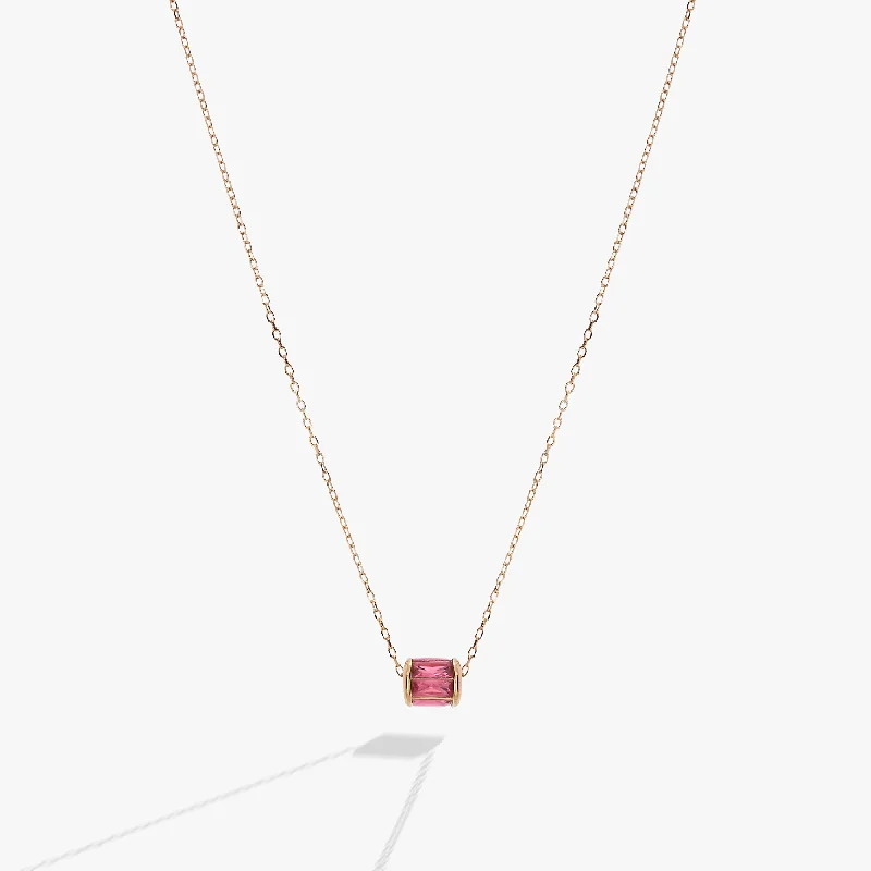 October Birthstone Precious Pendant Necklace