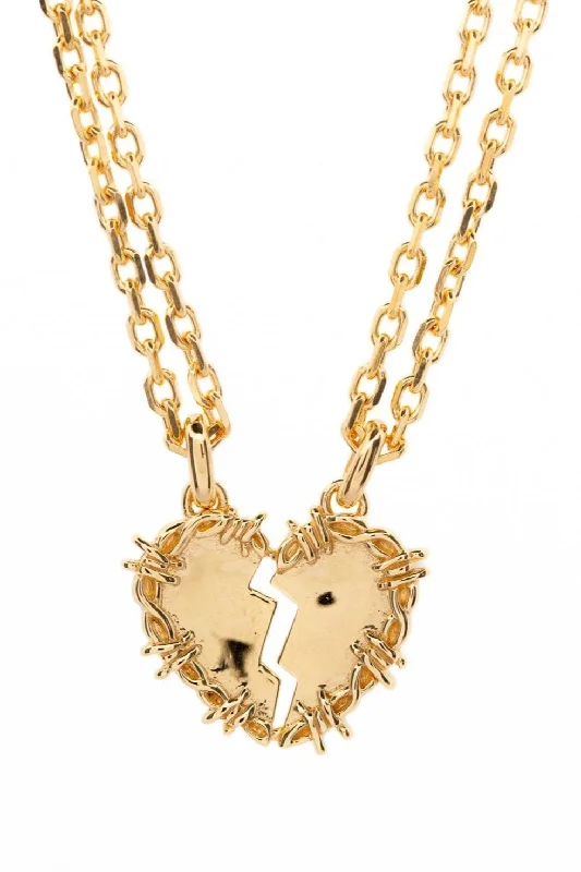 Breakable Heart Necklace I Gold