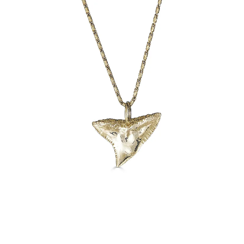 Bull Shark Necklace, 14k