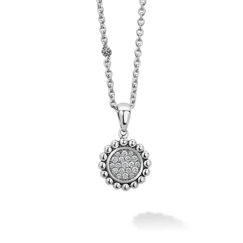 Caviar Spark Diamond Pendant Necklace