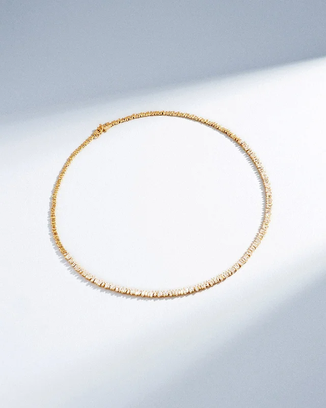 Classic Diamond Mini Tennis Necklace