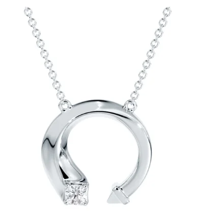 De Beers Forevermark Avaanti White Gold Mini Diamond Pendant