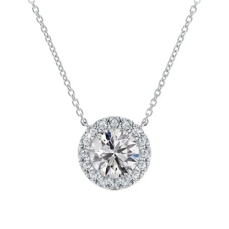 De Beers Forevermark Center of My Universe Floral Halo Diamond Pendant (0.25ct)