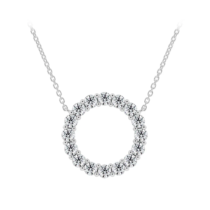 De Beers Forevermark Diamond Circle Necklace (0.51ctw)