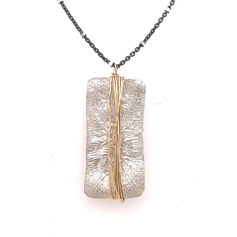 Funky Rectangle Necklace  (RN704)