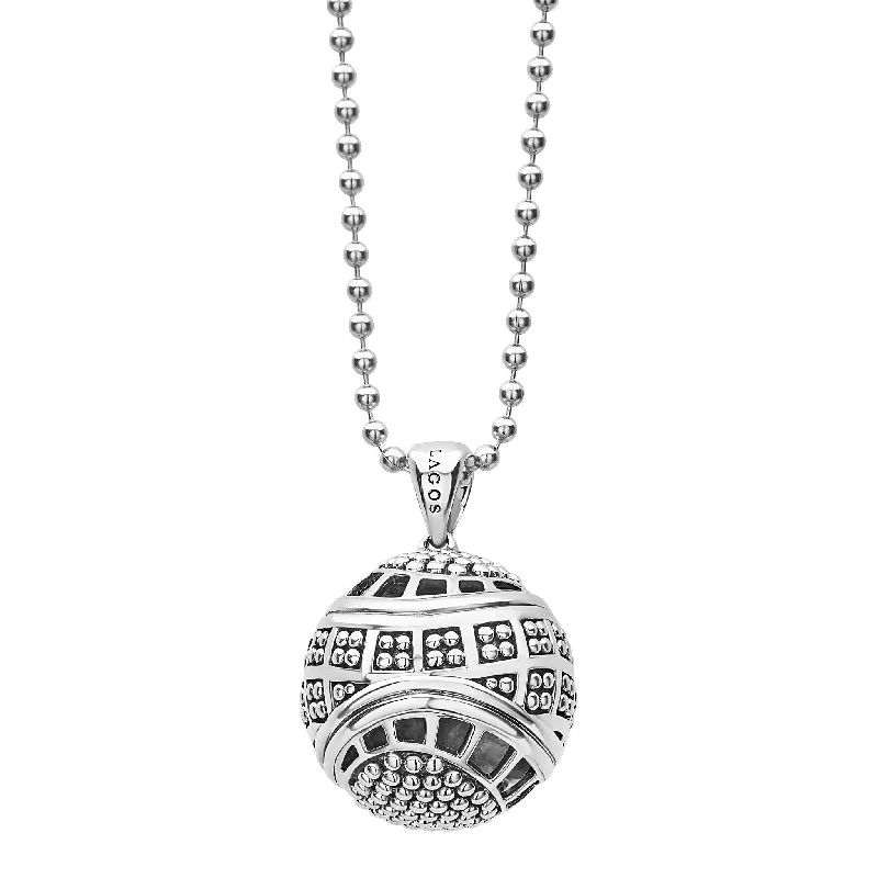 Keep Memory Alive Ball Pendant Necklace