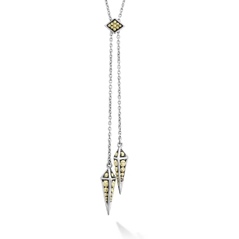 KSL Pyramid Lariat Necklace