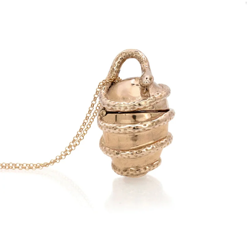 Orphic Egg Capsule Necklace