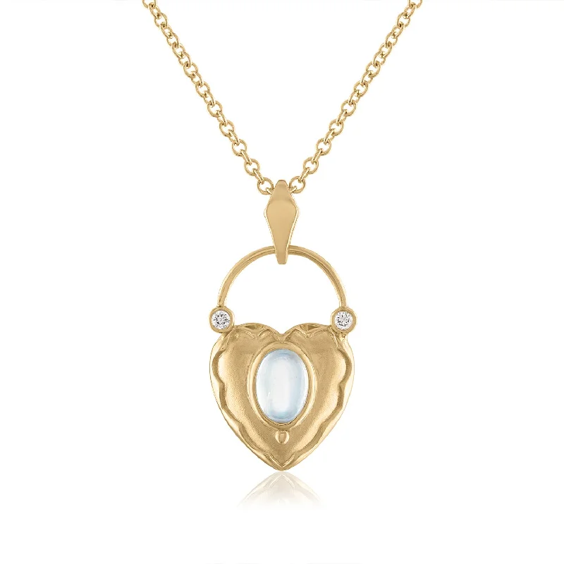 SERENA HEART LOCK PENDANT