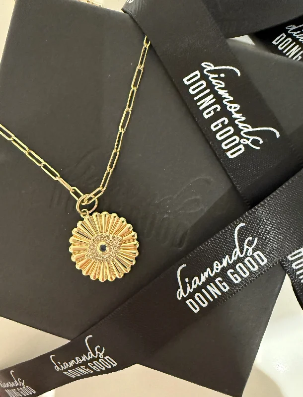 The Daisy Evil Eye Charm