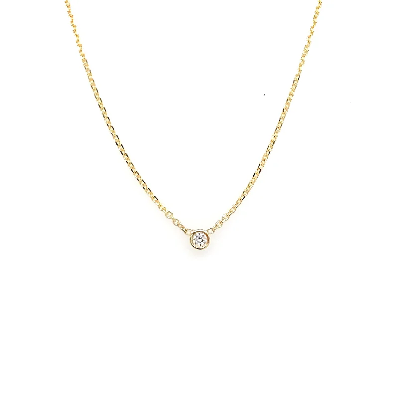 Tiny Diamond Necklace