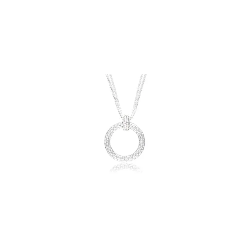 Pietra Collection Diamond Bale Circle Pendant