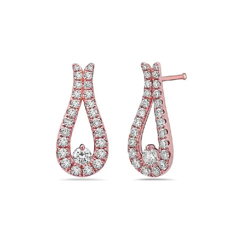 Diamond Teardrop Earrings