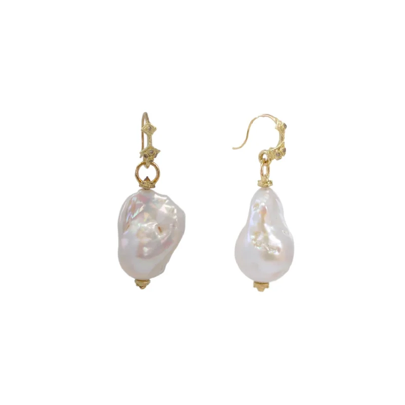 Baroque Pearl Drop Earrings