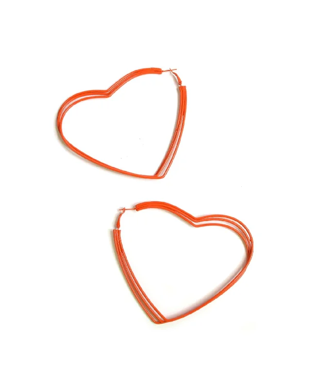 Big Heart Earring Hoop