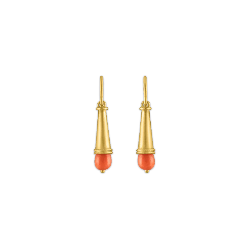 Coral Becher Earrings