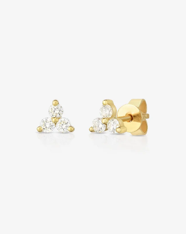 Diamond Trio Studs