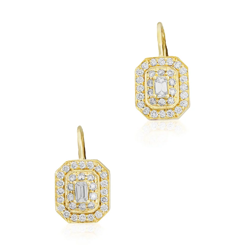 Diamond Classic Deco Earrings