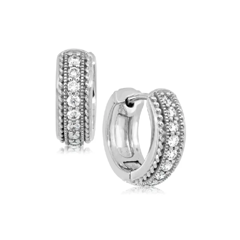 Diamond Cuff Earrings