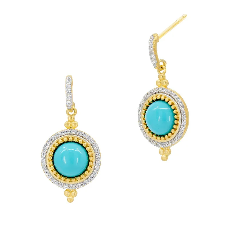 Freida Rothman Shades of Hope Short Drop Earrings