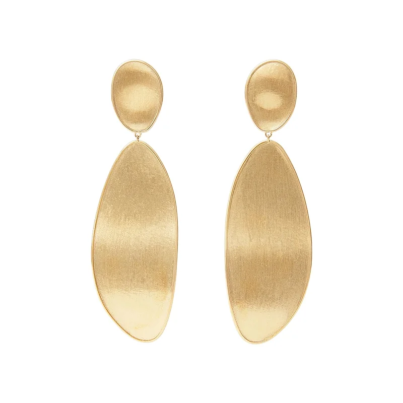 Lunaria Elongated Drop Earrings