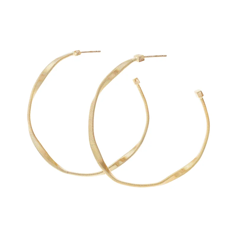 Marrakech Twisted Medium Hoop Earrings