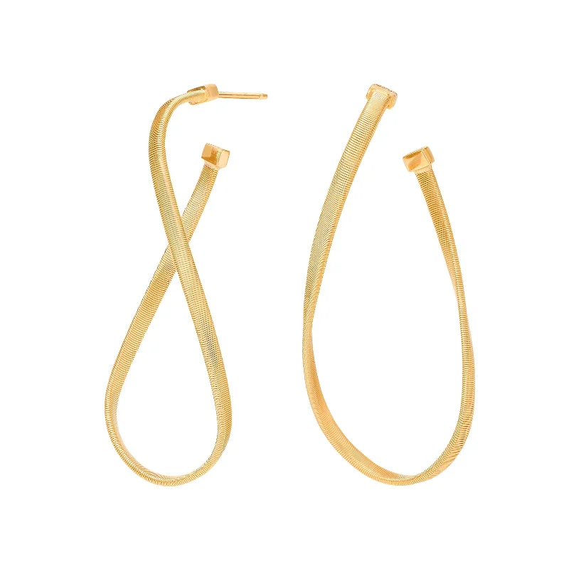 Marrakech Twisted Irregular Medium Hoops