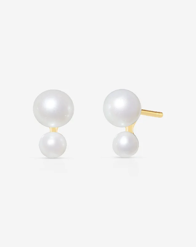 Pearl Duo Studs