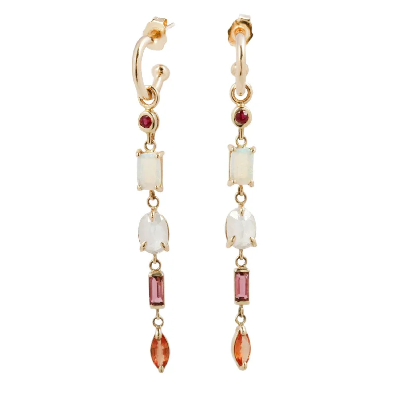 Rokia Chain Drop Earrings