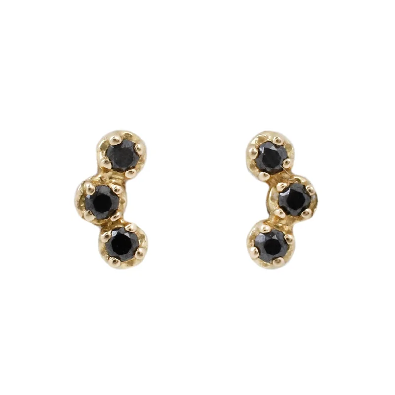 Orion Black Diamond Earrings