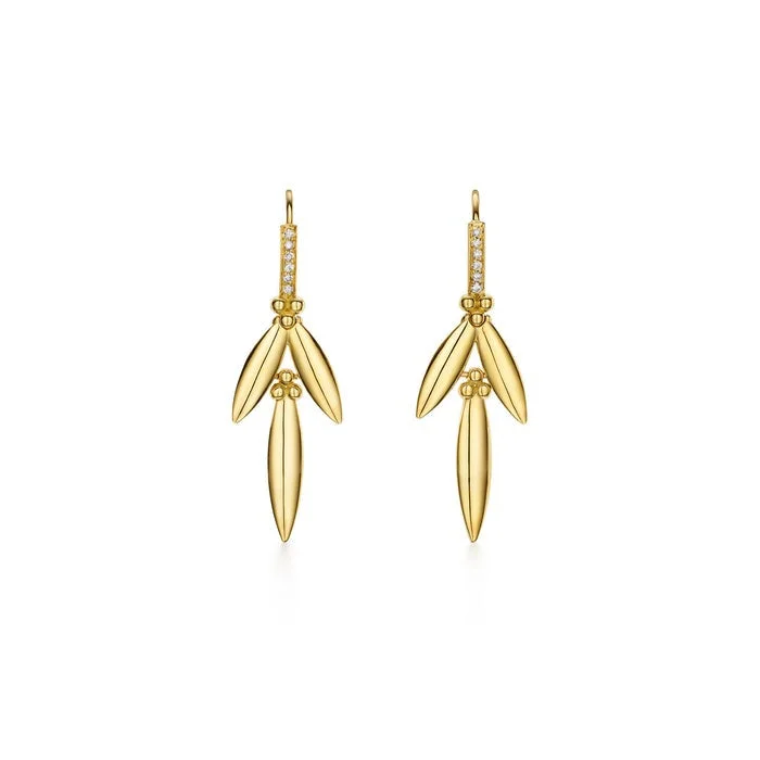 Temple St. Clair Natura Vine Earrings