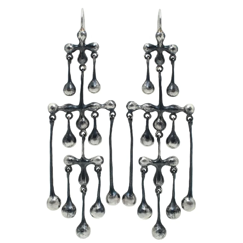 Silver Chandelier Earrings