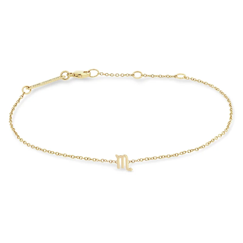 14k Itty Bitty Zodiac Bracelet