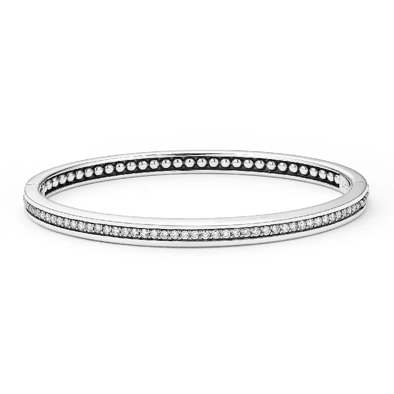 Caviar Spark Diamond Bangle Bracelet | 5mm