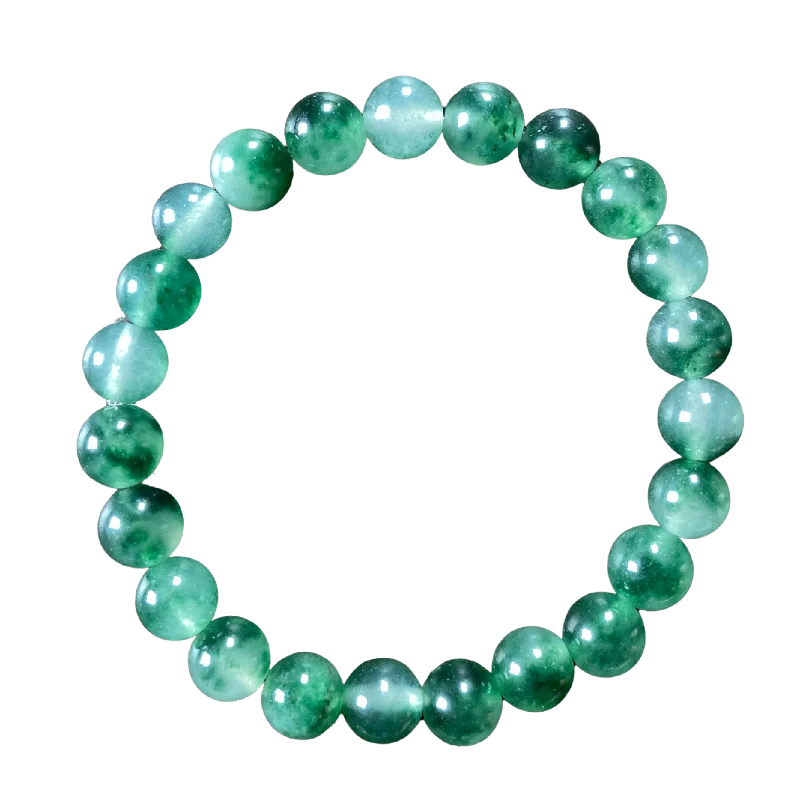 Emerald Mix Agate 8mm Bracelet