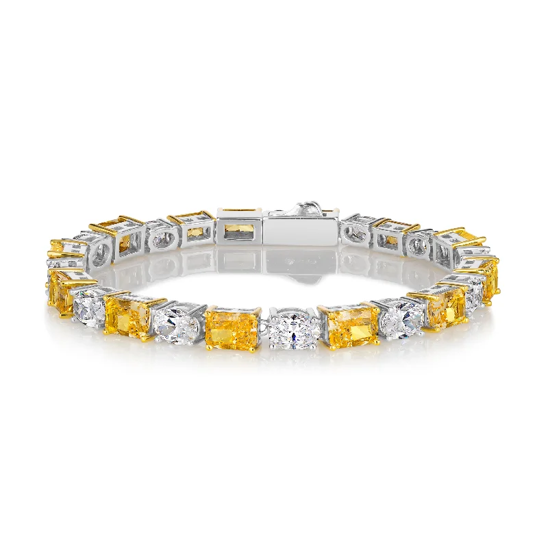 Lizette Canary Yellow Tennis Bracelet