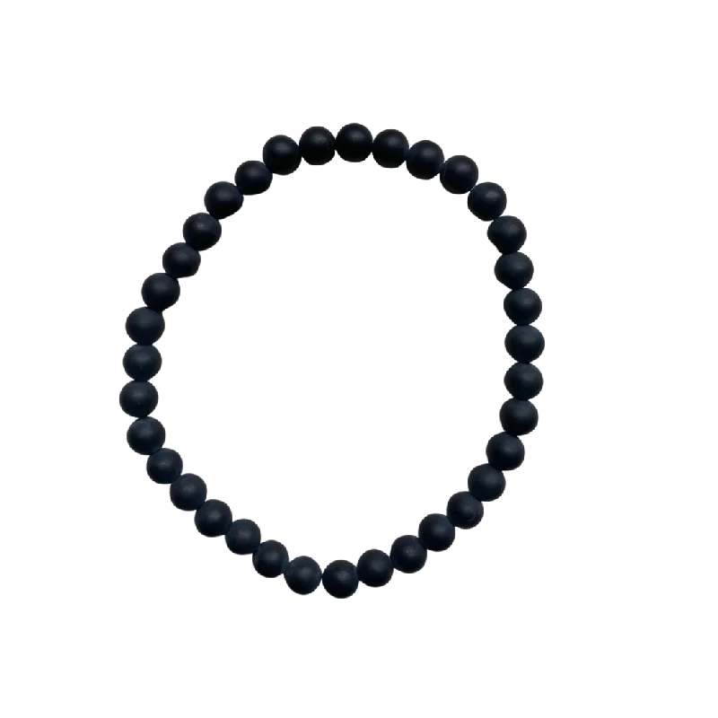 Matte Black 6mm Bracelet