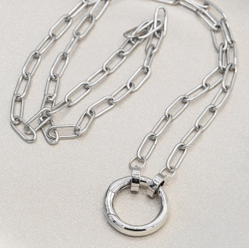 Stainless Steel Charm Necklace Chain