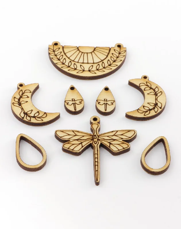 Dragonfly Sun, Jewelry Pop Outs (1 panel, 8pcs/ea)